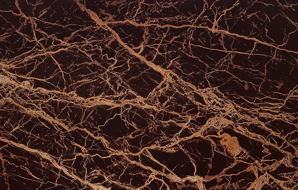 cherry gold Red marble